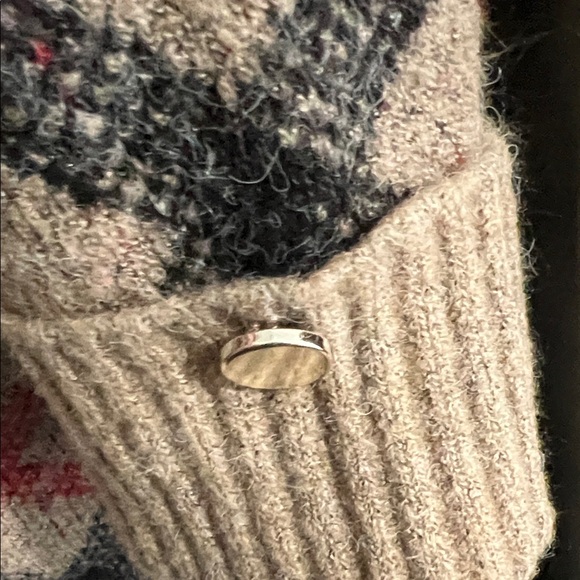 Joseph A Plaid Cardigan in Red, Black, and Tan - Picture 6 of 6